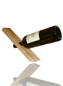 Slanted wine holder