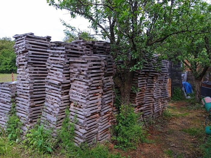 Barile di legno da 50 litri con supporto - immagine 5