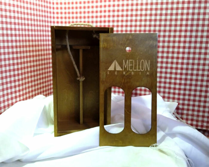 Scatole di legno per due bottiglie di vino - immagine 4