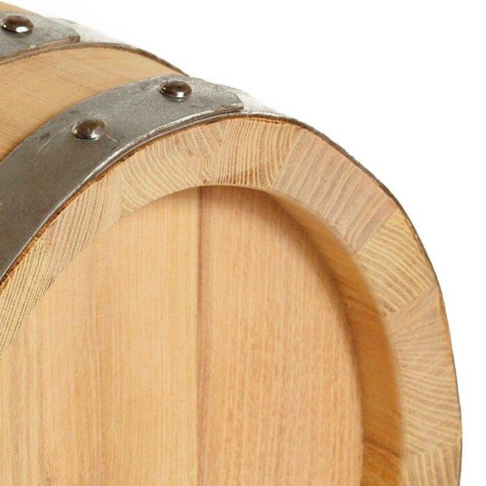 Barile di legno da 3 litri con supporto e rubinetto - immagine 5