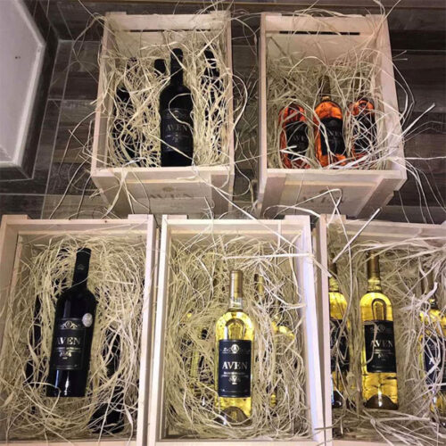 Crates for wine bottles