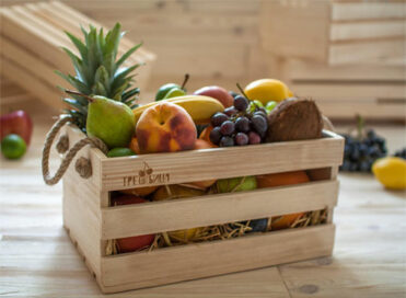 Decorative wooden crates