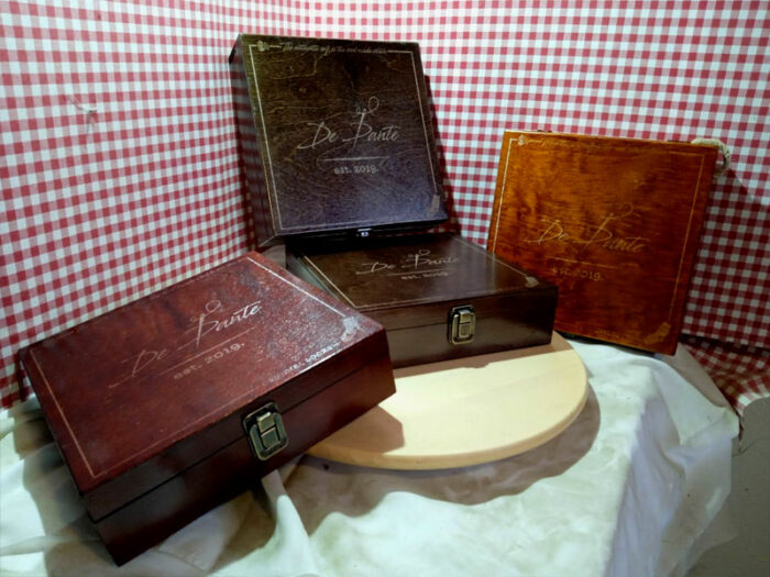 Scatola di calzini in legno - immagine 2
