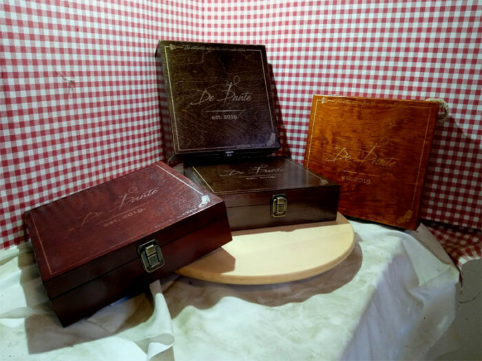 Scatola di calzini in legno - immagine 3