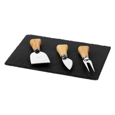 Set noževa za sir sa kamenom pločom SLATE