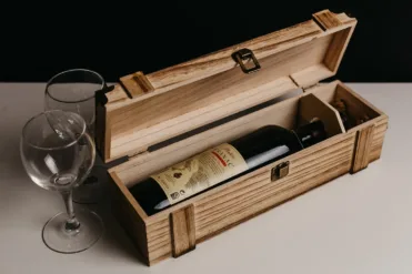 Drvena kutija za vino BAROQUE