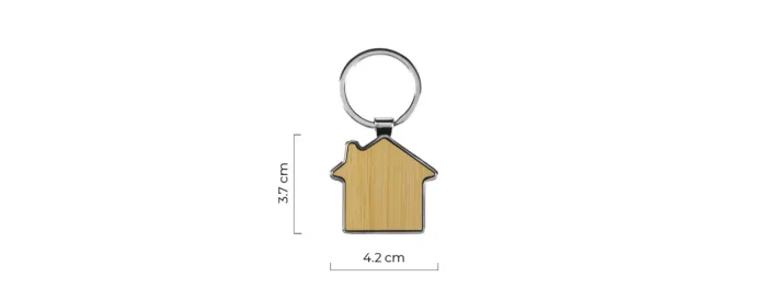 Drveni privezak za ključeve HOUSE - Image 4