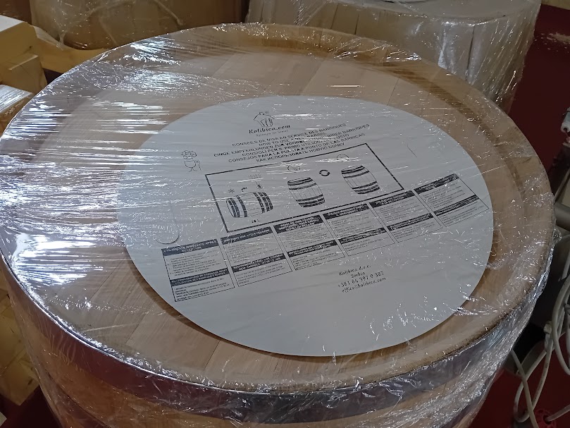 Drveno bure od 500 litara sa postoljem - Slika 6